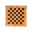 Echiquier en Olivier Taille 4 Plateau d'échecs en Olivier Taille 4