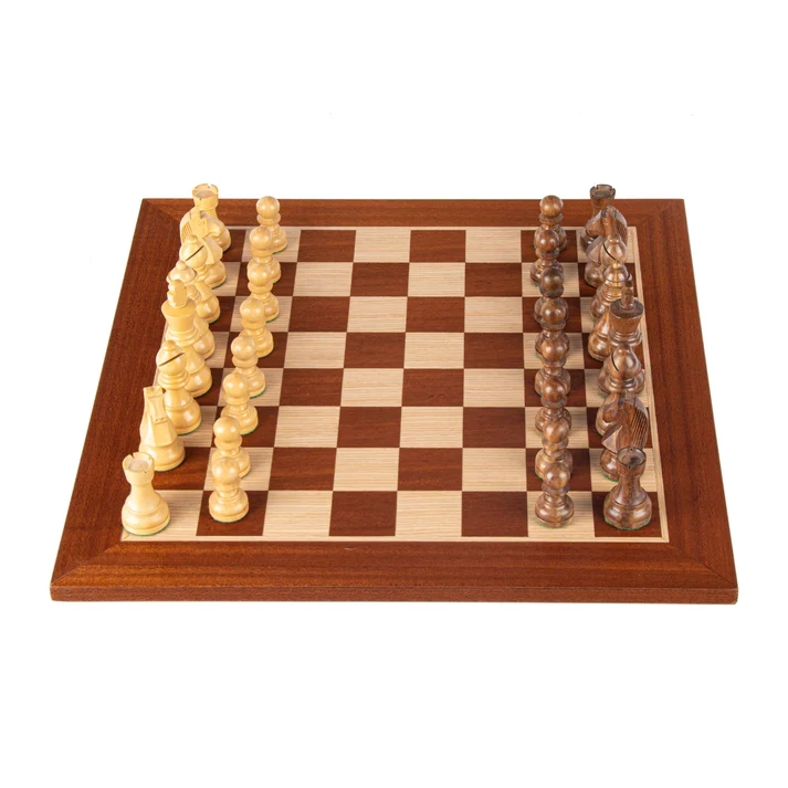 Jeu d'Échecs en Acajou Taille 5 Jeu d'Échecs en Acajou Taille 5