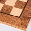 Plateau d'échecs en noyer cases 50 mm